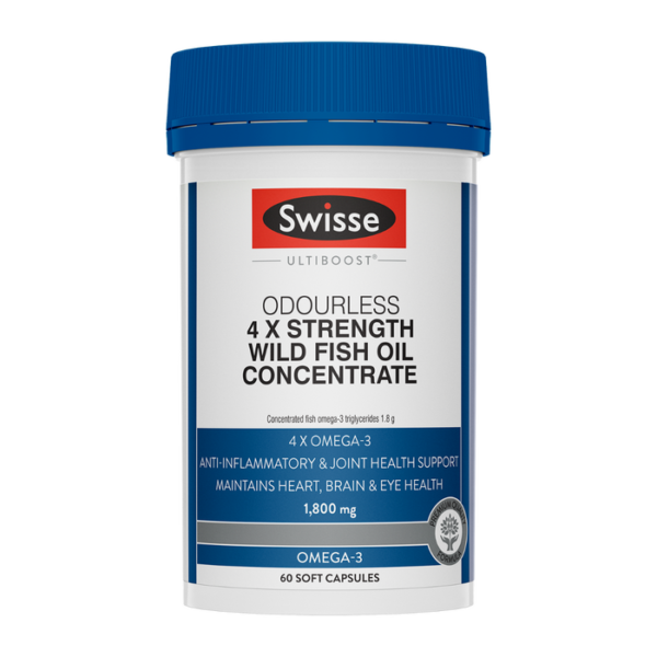Odourless 4X Strength Wild Fish Oil Concentrate