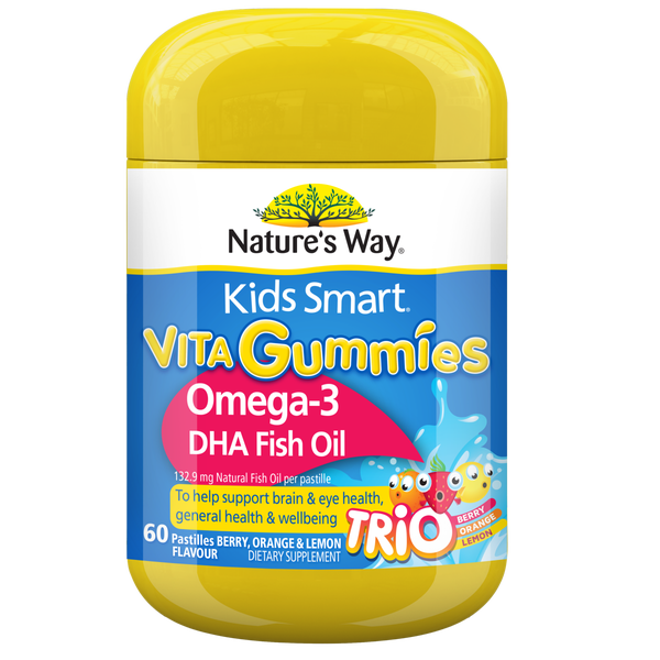 Nature's Way Kids Smart Vita Gummies Omega Fish Oil