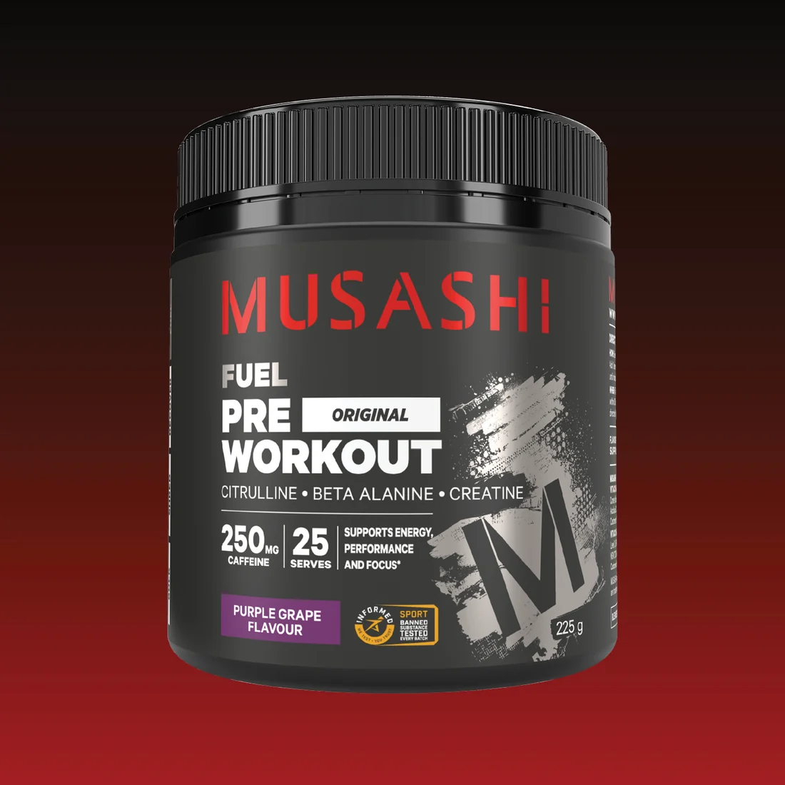 Musashi Fuel Pre Workout Tropical Punch Flavour