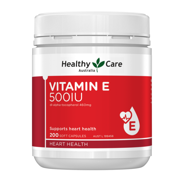 Healthy Care Vitamin E 500IU 200 Capsules